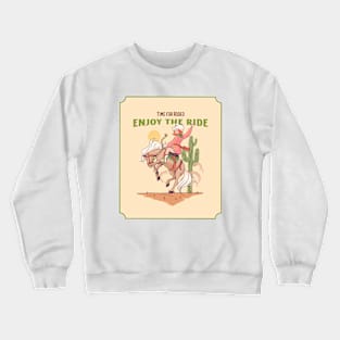 Cowgirl Rodeo Horse Rider Horse Riding Horse Lover Crewneck Sweatshirt